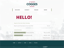 Tablet Screenshot of coggesparish.com